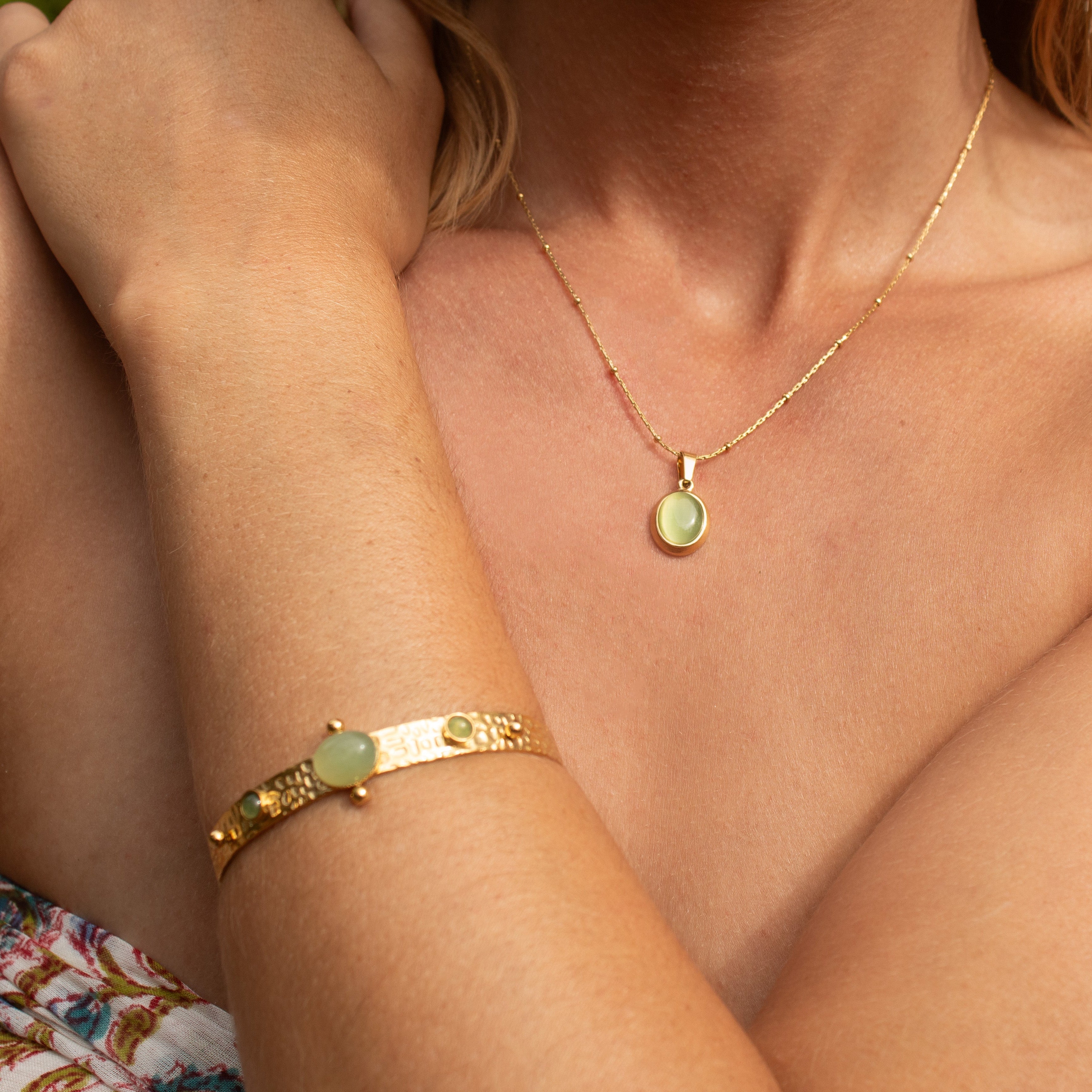 Green Orbis Necklace