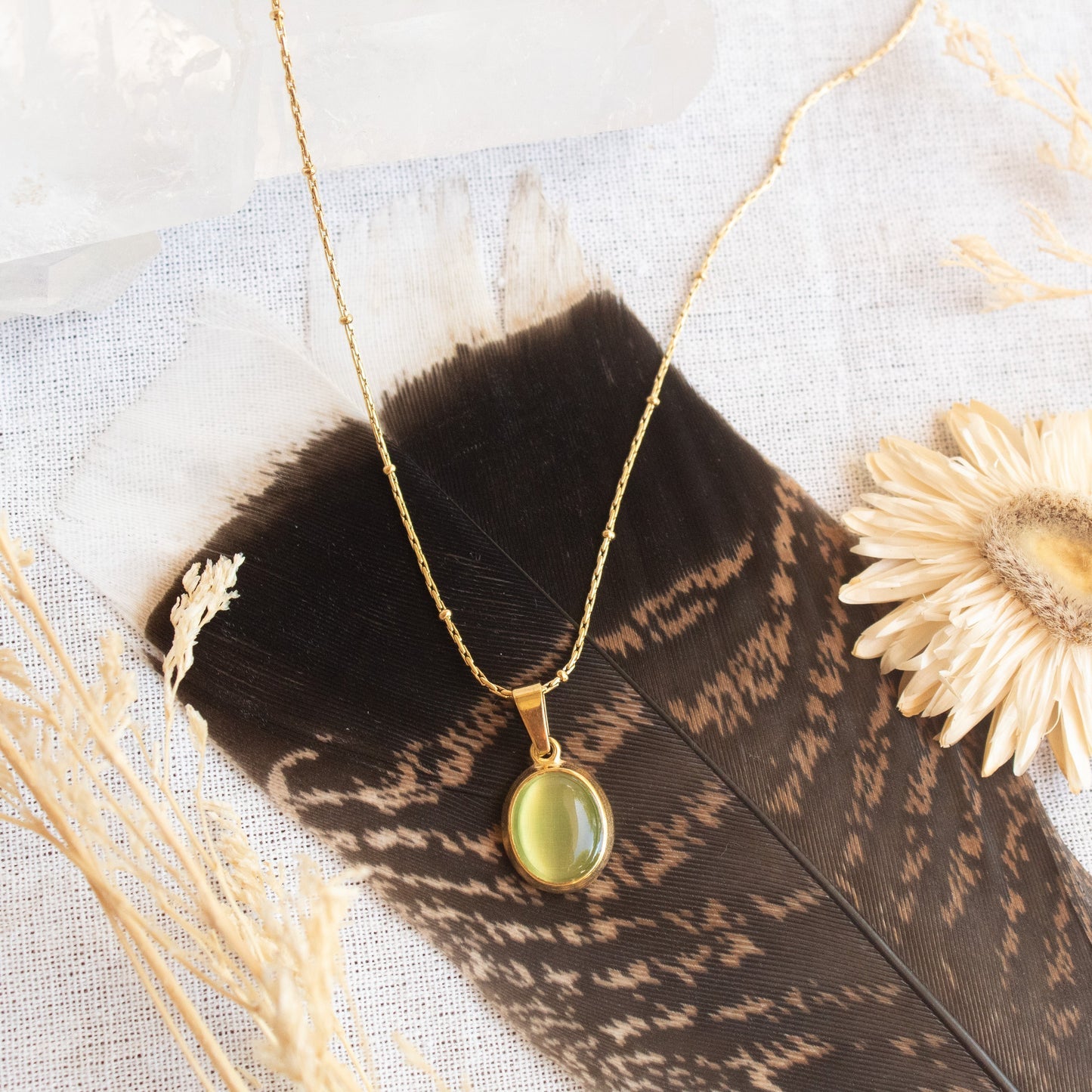 Green Orbis Necklace