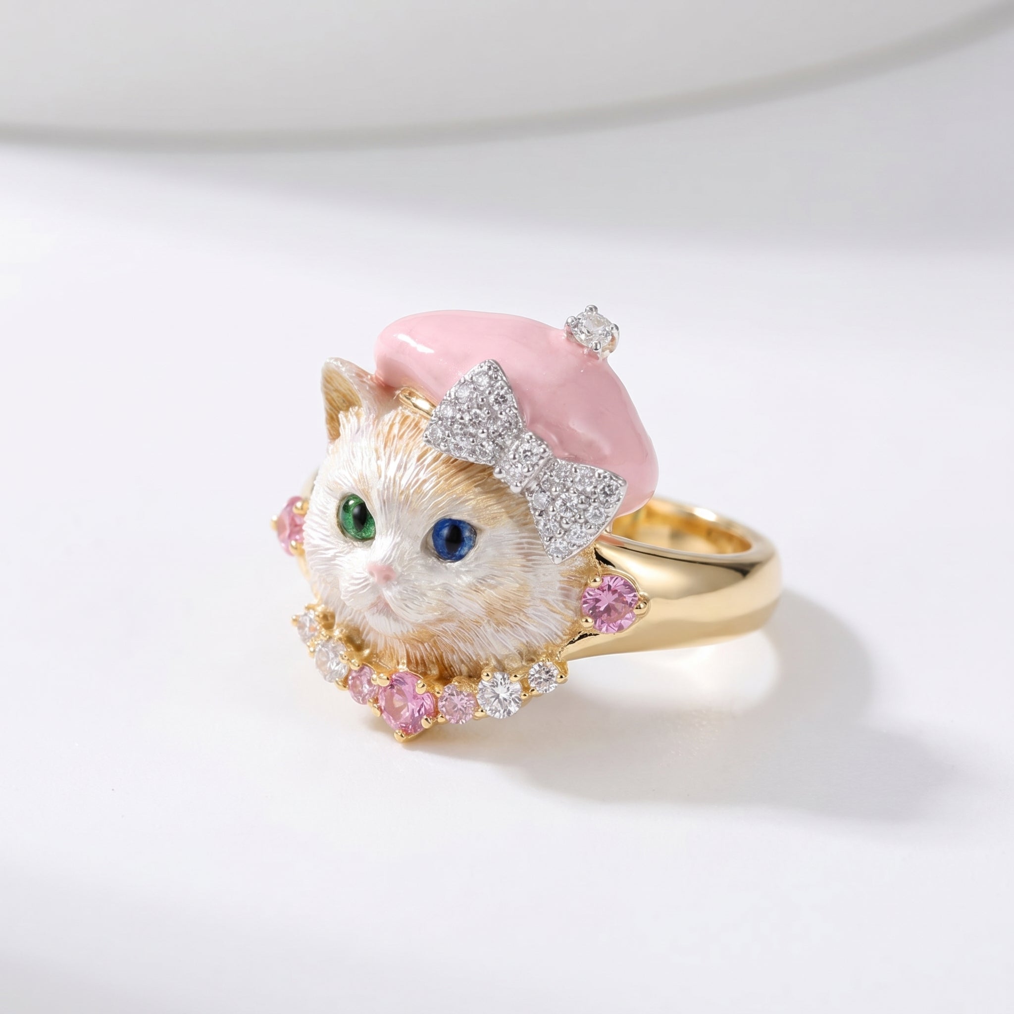The Parisian Feline | Artisan Statement Ring