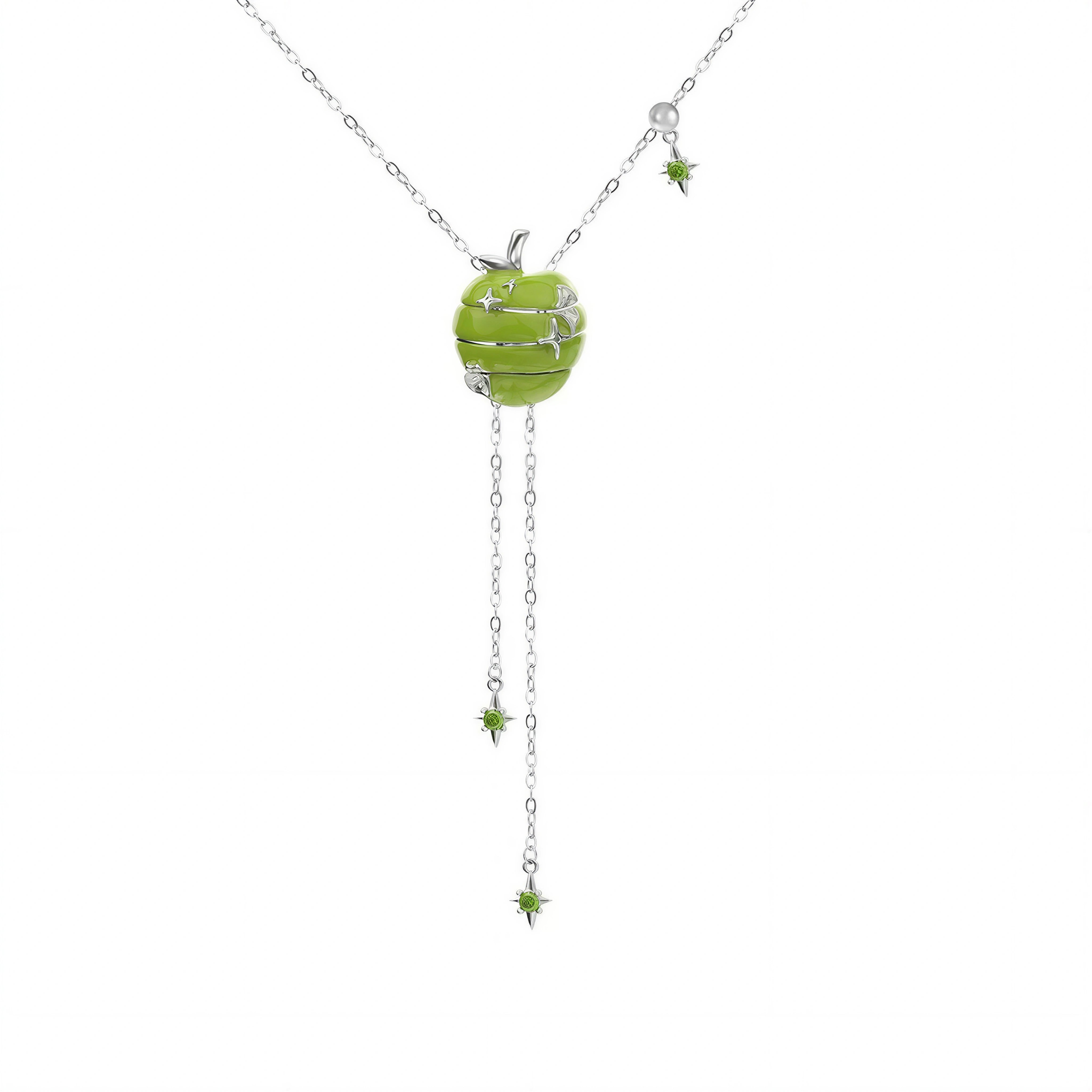 Transformable Apple Pendant Necklace