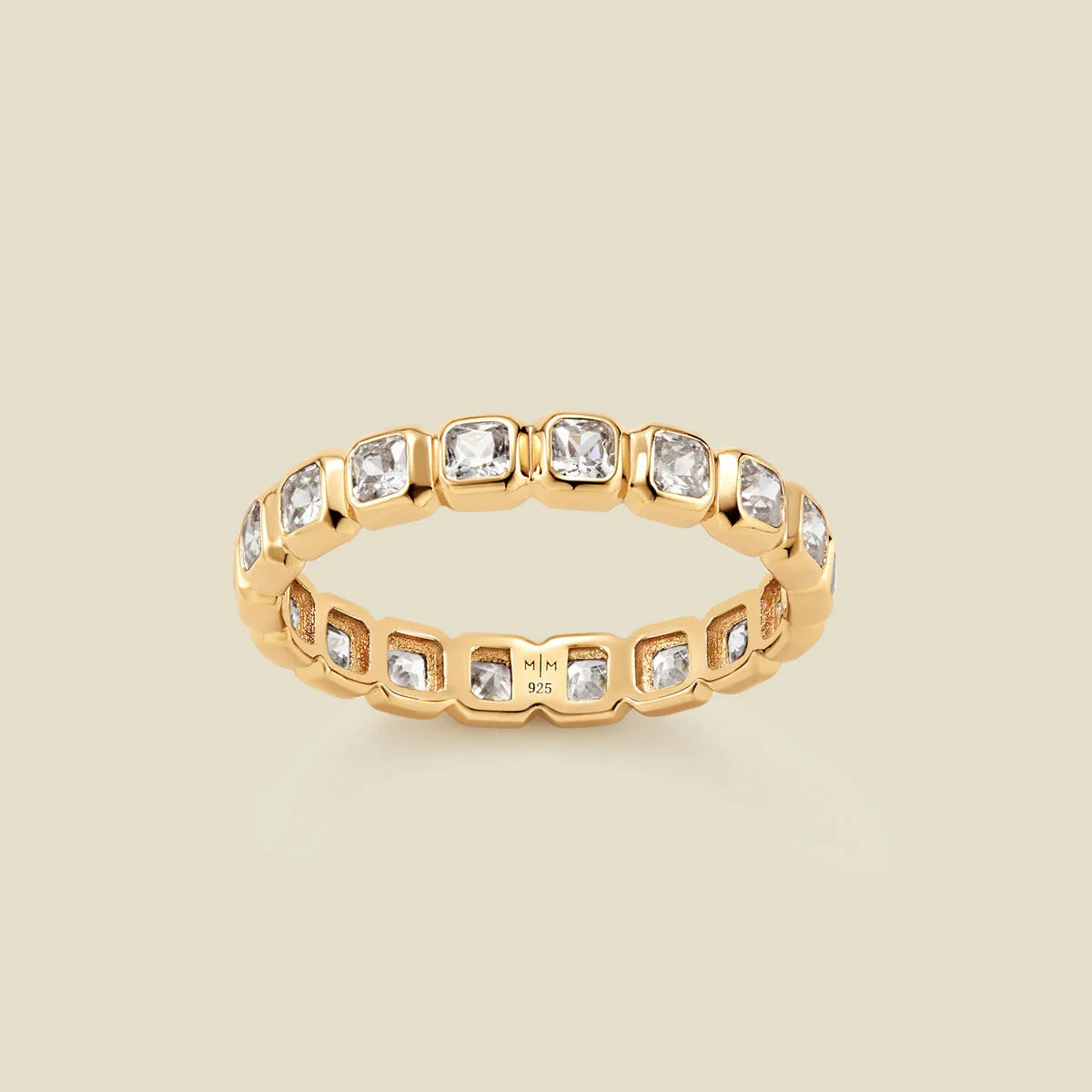 August Birthstone Eternity Ring