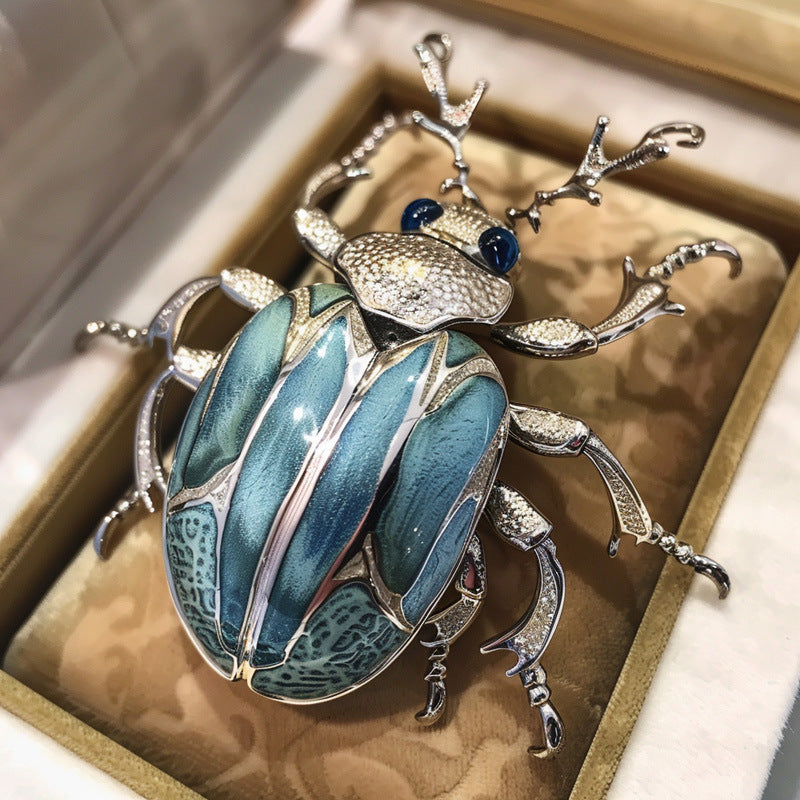 Pre-order Item: Pale Blue Striped Beetle (Please allow at least 2 months for delivery)
