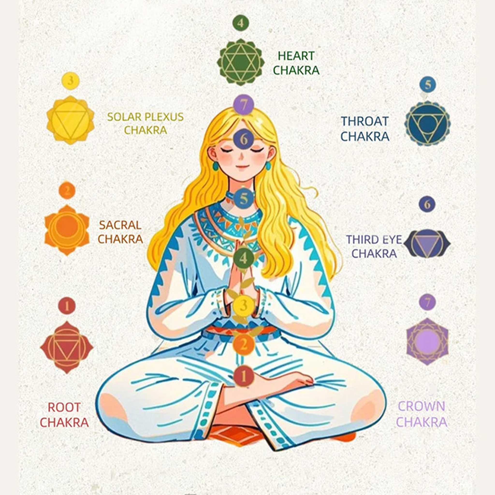 The Energy Tuner | 7 Chakra Selenite Charging Wand – Reiki-Charged Meditation & Healing Stick